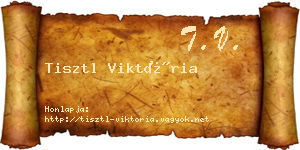 Tisztl Viktória névjegykártya